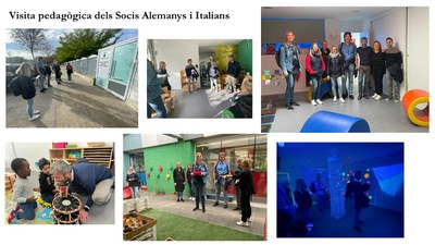 Imatge de la notícia VISITA PEDAGÒGICA DELS SOCIS ALEMANYS I ITALIANS A LA NOSTRA ESCOLA