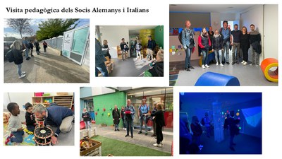 VISITA PEDAGÒGICA DELS SOCIS ALEMANYS I ITALIANS A LA NOSTRA ESCOLA