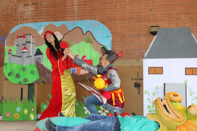 Diada de Sant Jordi a l'Escola Bressol del Secà.