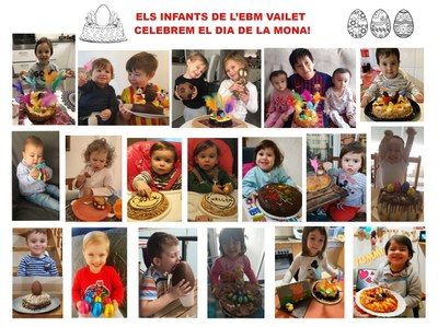 Els infants de l'EBM Vailet celebrem el dia de la mona!!